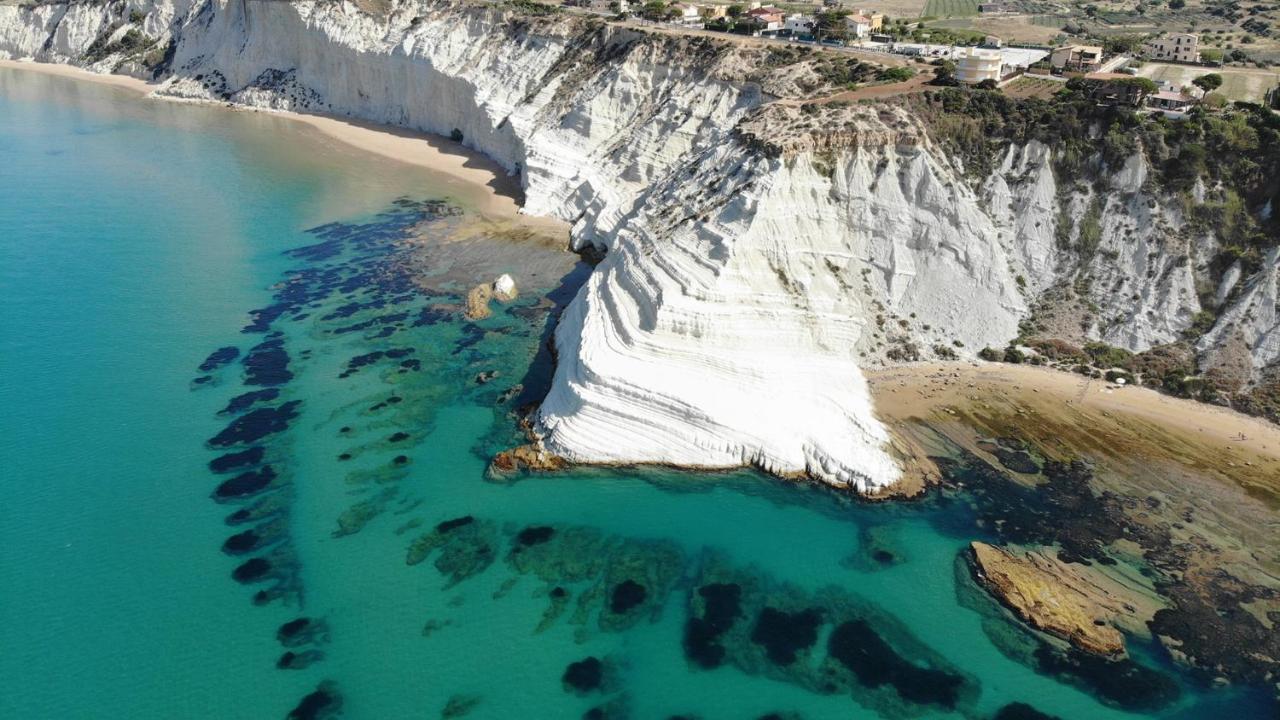 레알몬테 L'Aurora Scala Dei Turchi 아파트 외부 사진